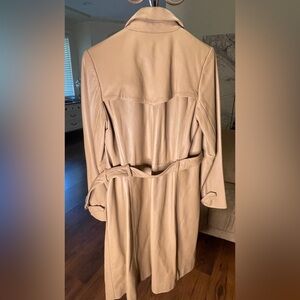 Vintage leather trenchcoat